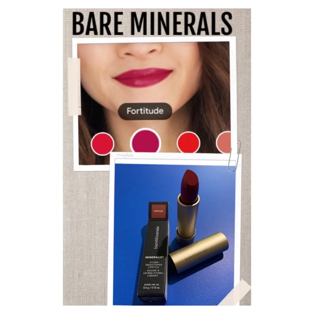 Flash Sale Bare Minerals Lipstick NIB MINERALIST LIPSTICK in FORTITUDE NIB